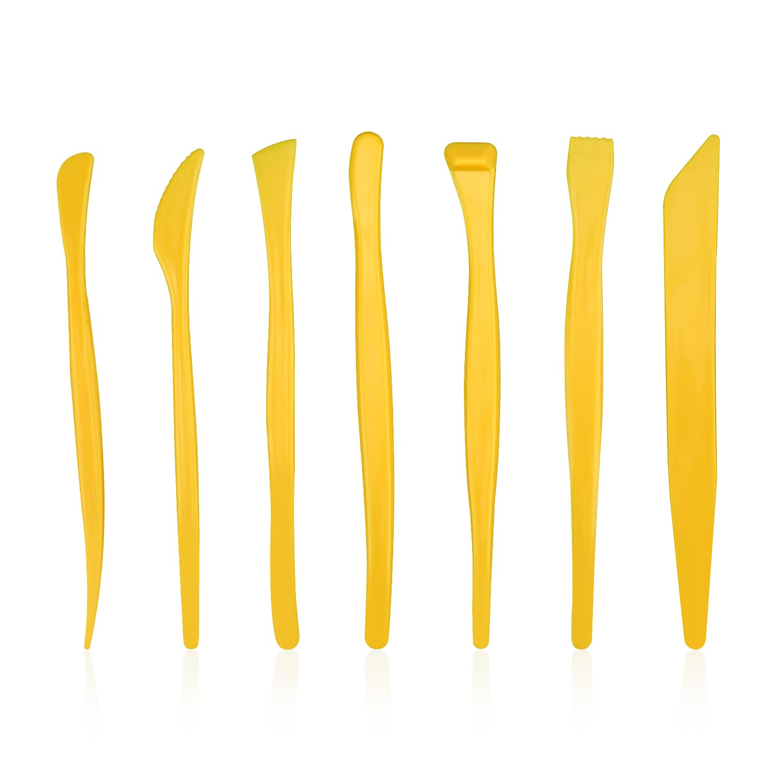 35pcs Clay Sculpting Tools Set, 7 Shape Air Dry Clay Tool Set Plastic Polymer Clay Carving Tools Ideal Clay Modeling Tools Kit for Pottery Sculpture Ceramics Artwork Crafts