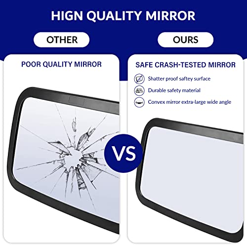 Baby Car Mirror, Safety Car Seat Mirror For Rear Facing Infant With Wide Crystal Clear View, Shatterproof, Fully Assembled, Crash Tested And Certified #TOP6