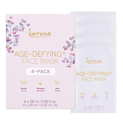 Miniatura 28 de Karuna Hojas de mascarilla Brightening+, cuidado facial y de belleza de la piel esencial para iluminar la piel y reducir la hiperpigmentación