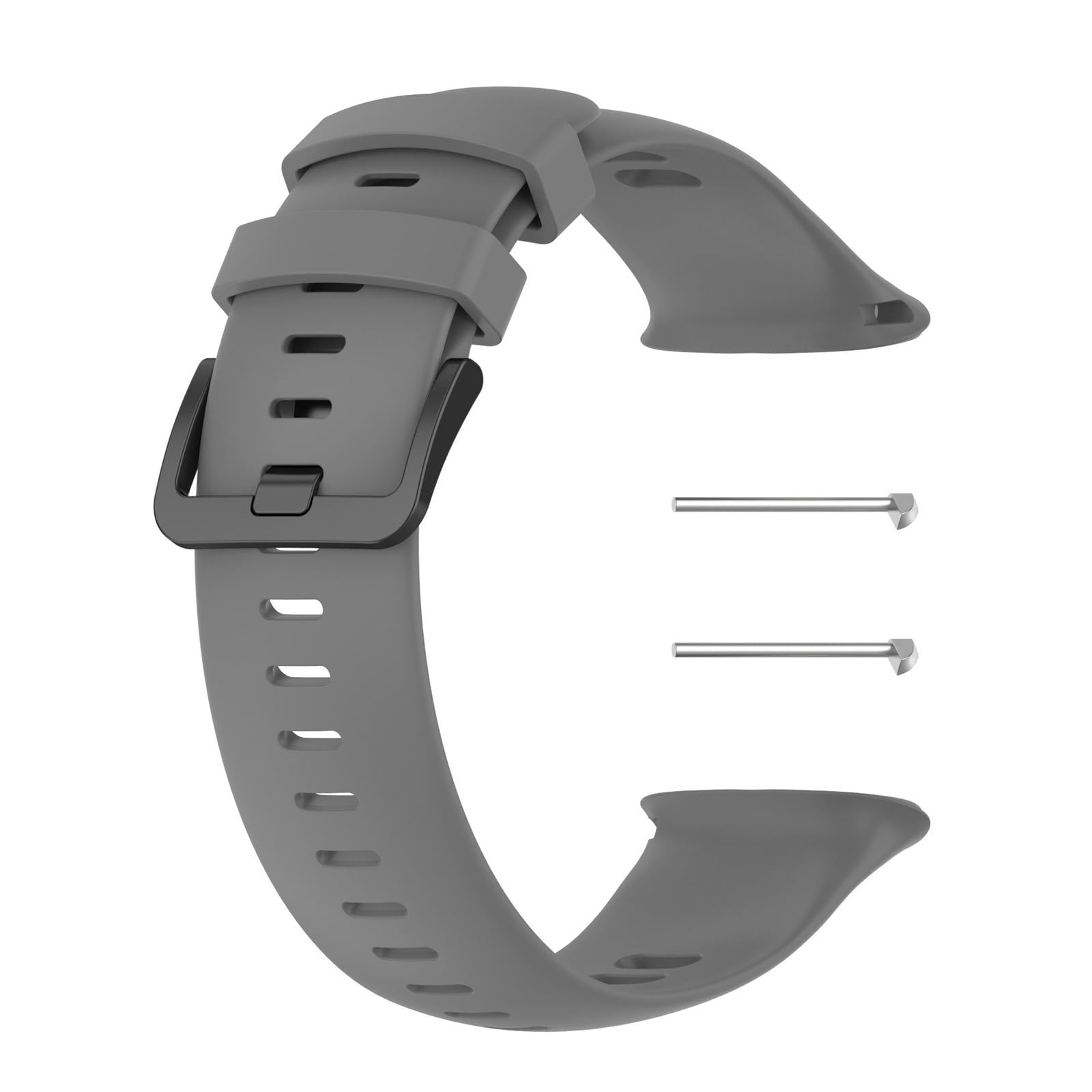 Straps Compatible with Polar Vantage V2 Strap, Adjustable Replacement Wristband Silicone Sport Band for Polar Vantage V2 (Gray)