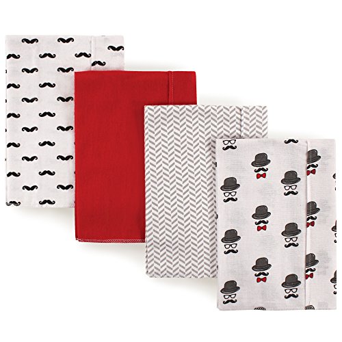 Image of Hudson Baby Baby Flannel Burp Cloths