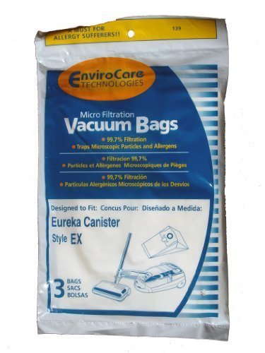 9 Eureka EX bolsas de vacío bote de alergia. Excalibur, sistema de limpieza de casa, oxígeno...