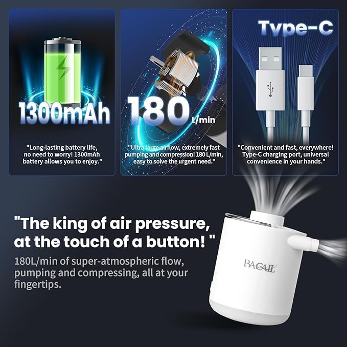 BAGAIL Mini Pump Features