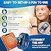 Inspiratek Kids Fitness Tracker for Girls and Boys (Age 5-16)- Waterproof Fitness Watch for Kids with Heart Rate Monitor, Sleep Monitor, Calorie Counter and More - Kids Activity Tracker (Blue)