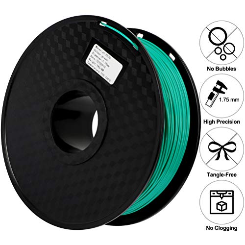 PETG Green Filament 3D Printer PETG Filament Consumables 1.75MM No Clogging No Bubbles High Precision Neat Winding Tangle-Free 3D Art Toy Decoration Cars Modules Temperature 220-240 Degree - Thumbnail 4