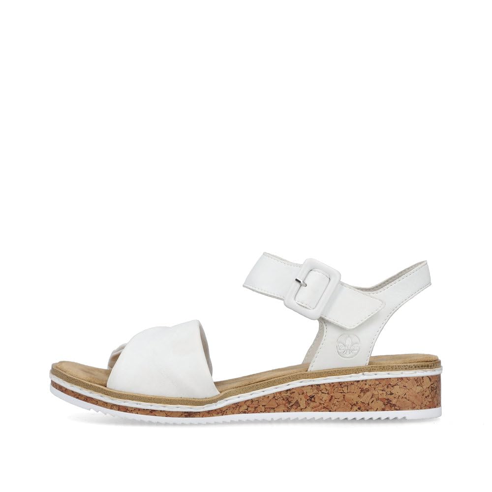 Rieker Damen Klassische Sandalen V3691, Frauen Sandalen