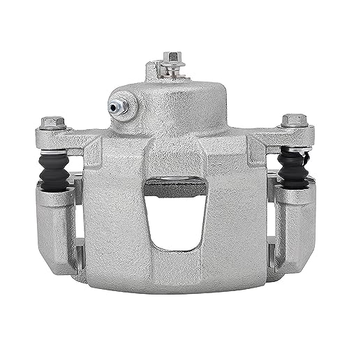 Image of Detroit Axle - 2 Front Brake Calipers for Chevrolet Aveo Optra Spark EV | Pontiac G3 Wave Suzuki Forenza Reno Brake Calipers w /Brackets Replacement