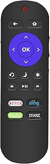 Universal Remote Control Compatible with All Sharp Roku TV