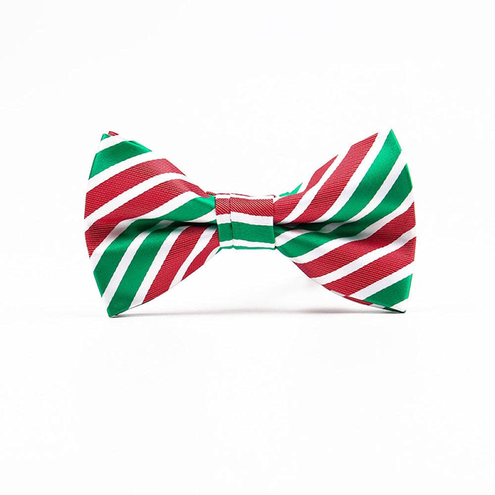 Muszka Do Krawata Muszka Do Krawata Wstępnie Zawiązanablack-Collar Prezent Boże Narodzenie Mężczyźni I Kobiety Ślub Groom Z Color Color Bow-H.