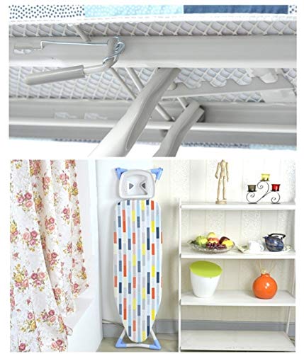 Planche à repasser réglable pliable en acier avec housse coton multicolore - 7