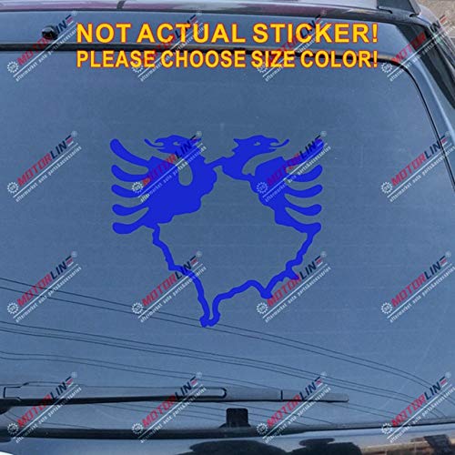 Buy Car Stickers Kosovo Albania DoubleHeaded Eagle Decal Sticker Car