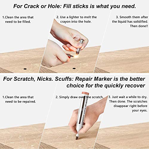 Total Furniture Repair System - Kit di 8