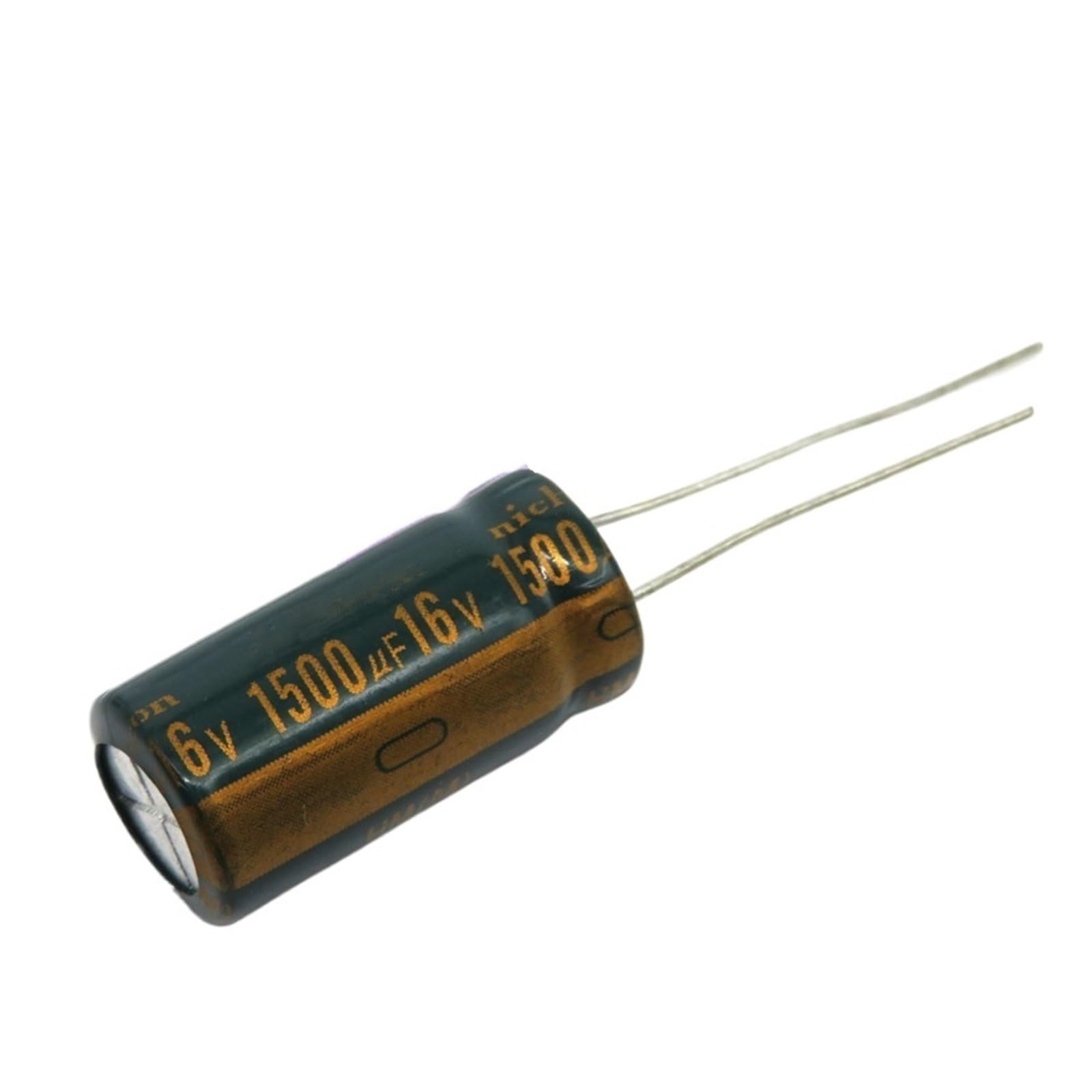 ICXLPMC 10PCS 16V1500UF 10 * 20mm 1500UF 16V 10 * 20 Electrolytic capacitor