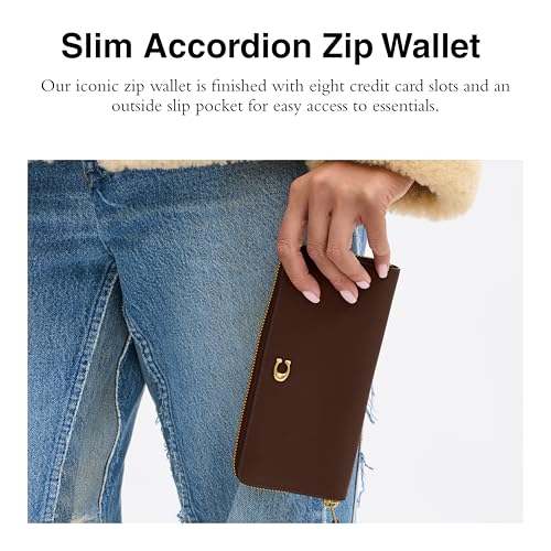 Coach Slim Accordion Zip2