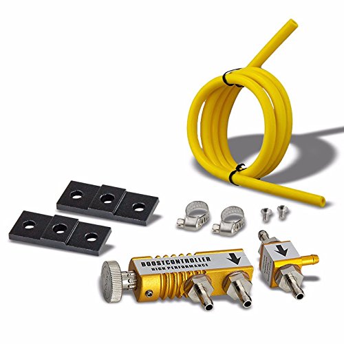 GOLD Universal Manual Anodized finish Adjustable Turbocharger Boost Controller Kit