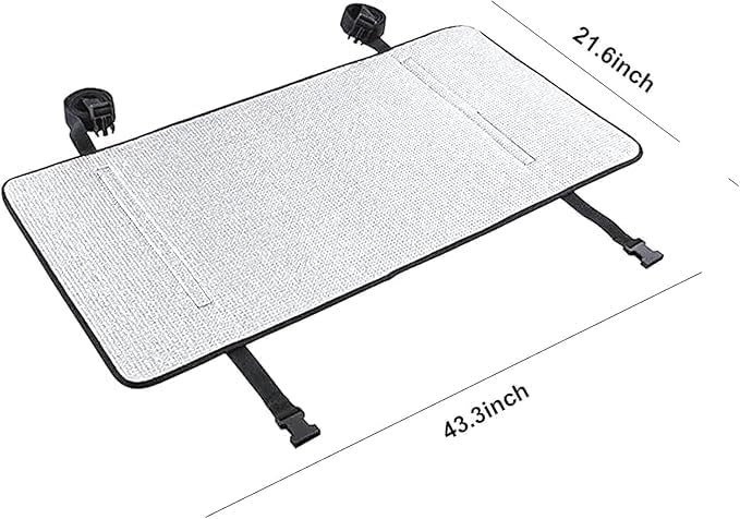 Image of Anpro Aluminium AC Outdoor Unit Cover | Heat-Insulated | Weather-Resistant AC Protector | Improves Energy Efficiency & Extends AC Lifespan | For Split AC 1.5 Ton | Size: 110x55 cm (Pani Wala Outdoor)