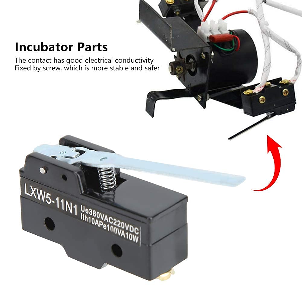 Fdit de Control de la incubadora de 2 Piezas Interruptor de límite Piezas de la incubadora de Repuesto Equipo de incubación de la Granja Accesorios de la Granja 220V