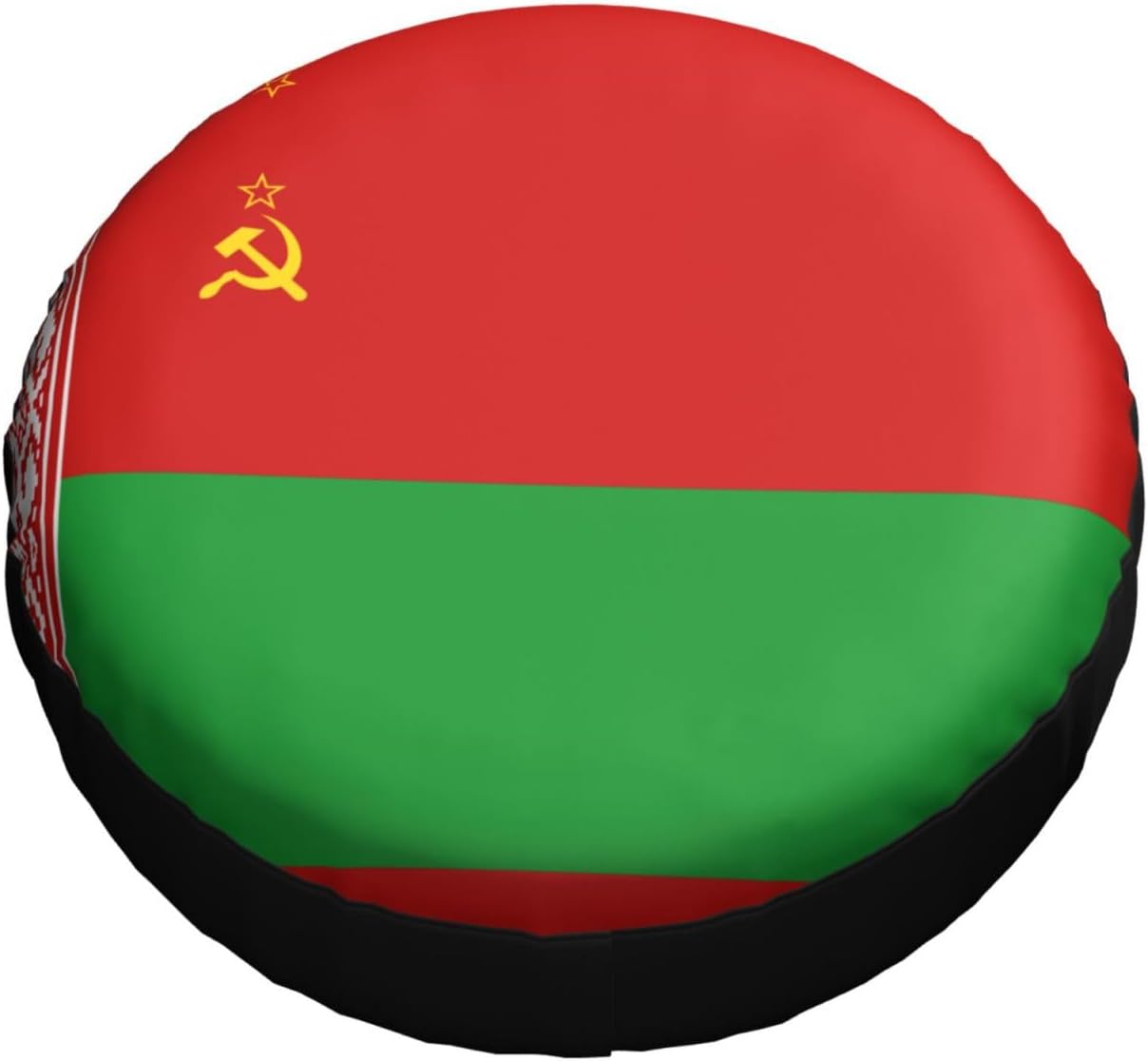 Flag of Belarus Print Tire Cover Universal Spare Wheel for Trailer Rv SUV Truck Camper Travel Accessories