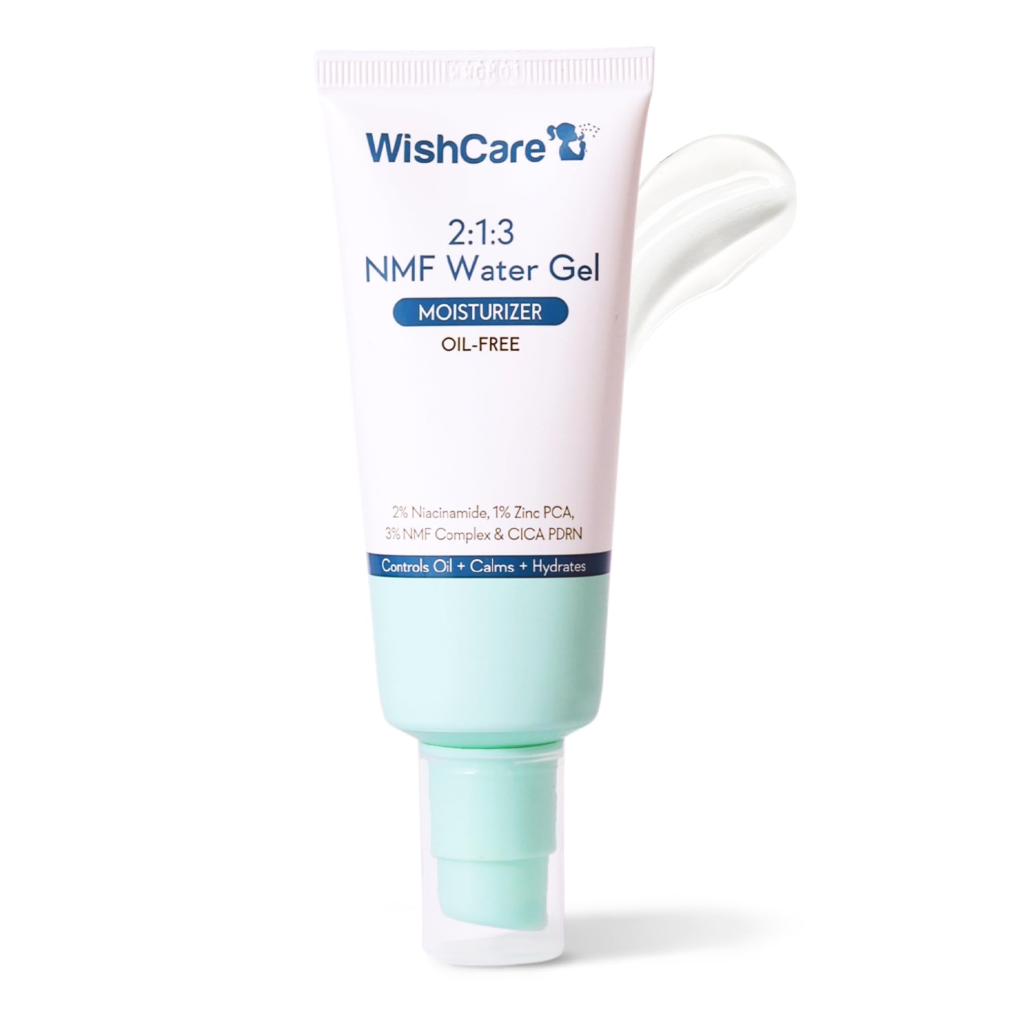 WishCare 2:1:3 NMF Water Gel Moisturizer for Oily & Sensitive Skin | Oil-Free | With 2% Niacinamide, 1% Zinc PCA, 3% NMF Complex & CICA PDRN | Controls Oil, Calms, Hydrates | 50ml-image-15
