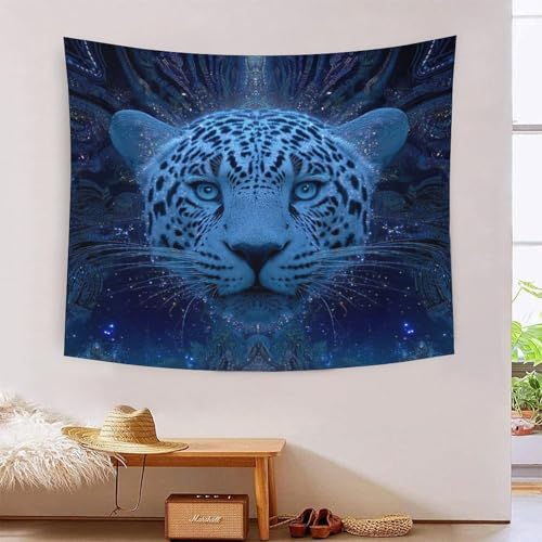Tapisserie tissu jaguar pour déco de chambre et dortoir de collège
