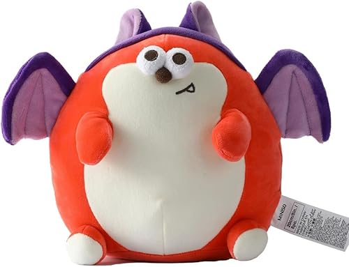 MINISO Dundun Metaverso Halloween Series - Juguete de peluche de 8 pulgadas - Alas de murciélago Dunny Animal de peluche para decoración y regalo