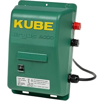 Premier 1 Kube 4000 Fence Energizer 2.3J, Wide-Impedance, 110V