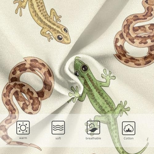 Toddler Panties, Green Geckos Cotton Girls Underwear, 2–8 Years3