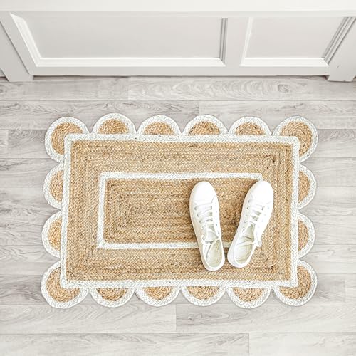 Tapete decorativo natural de yute 2x3