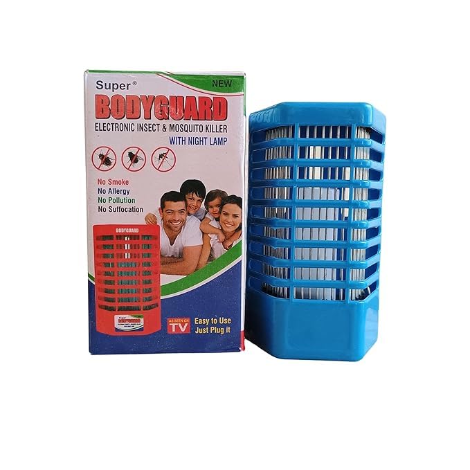 Presented Bodyguard Super Missile Gold Mosquito Killer Repellent Lamp Blue Trap Machine Indoor Insect & Pest Control.