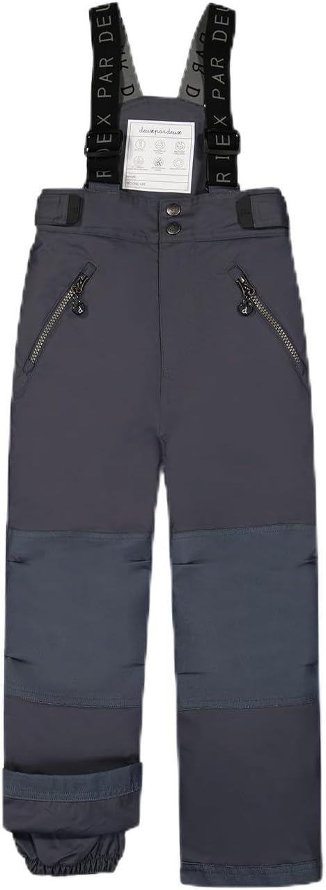 Deux par Deux Solid PLAY Snow Pants for Kids