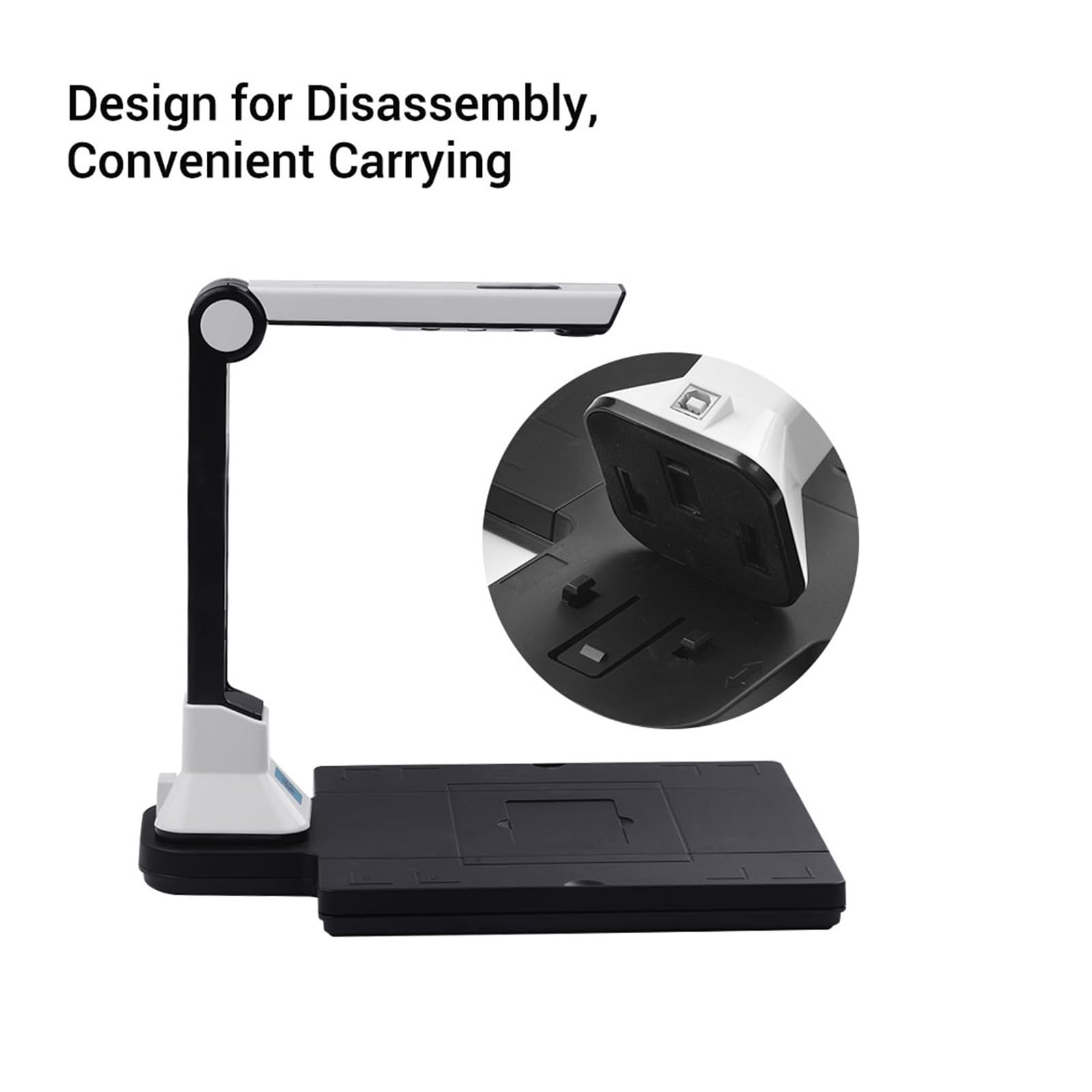 Scanners de Documents, Capture de Scanner Portable BK50 de 10 mégapixels, caméra de Document de Format A4 for la Reconnaissance de Documents de fichiers de Cartes