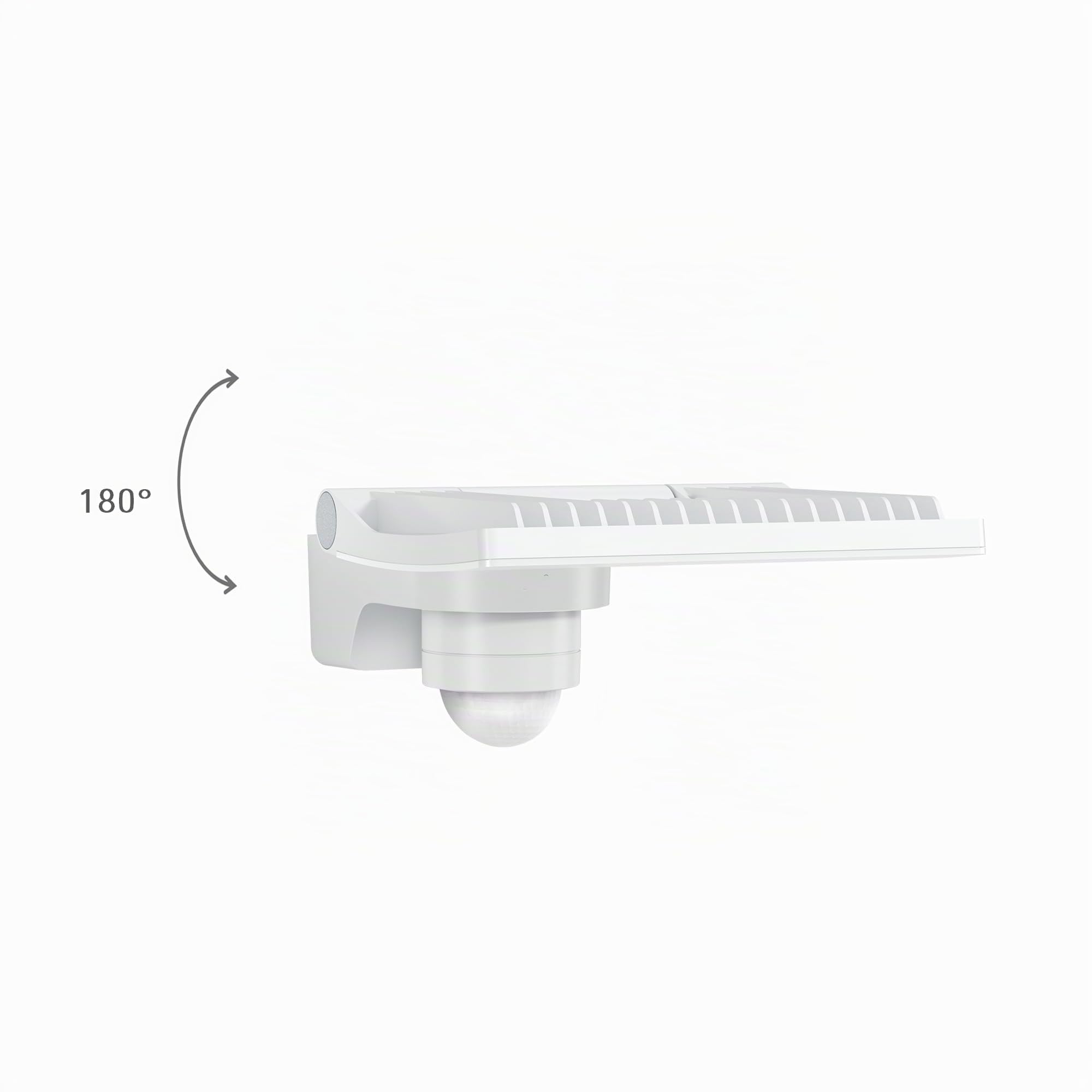 STEINEL Projecteur LED extérieur XLED Protect FR S blanc, détecteur de mouvement 240°, portée 12 m, 13,6 W