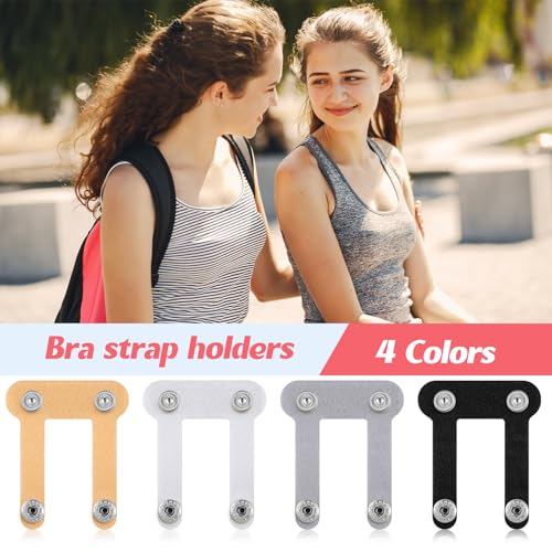 Sintege 40 Pcs Bra Strap Holders for Slipping Bra Strap Retainers Bra Clips to Hide Straps Keep Bra Concealer Straps in Place3