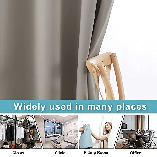 Image of RYB HOME Extra Long Curtains Light Block Soundproof Privacy Blinds for Home Theater Office Backdrop Dining Living Room Patio Door Large Window Ceiling to Floor Drapes, W 8.3 x T 11 ft, Sand