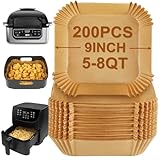 BYKITCHEN Air Fryer Sheet Liners for Ninja AG...