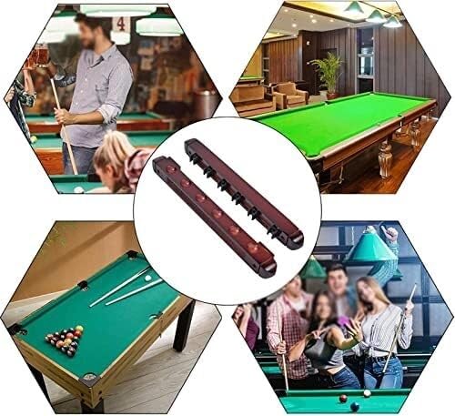 Support mural pour queue de billard en bois de hêtre accessoire de rangement salle de jeux