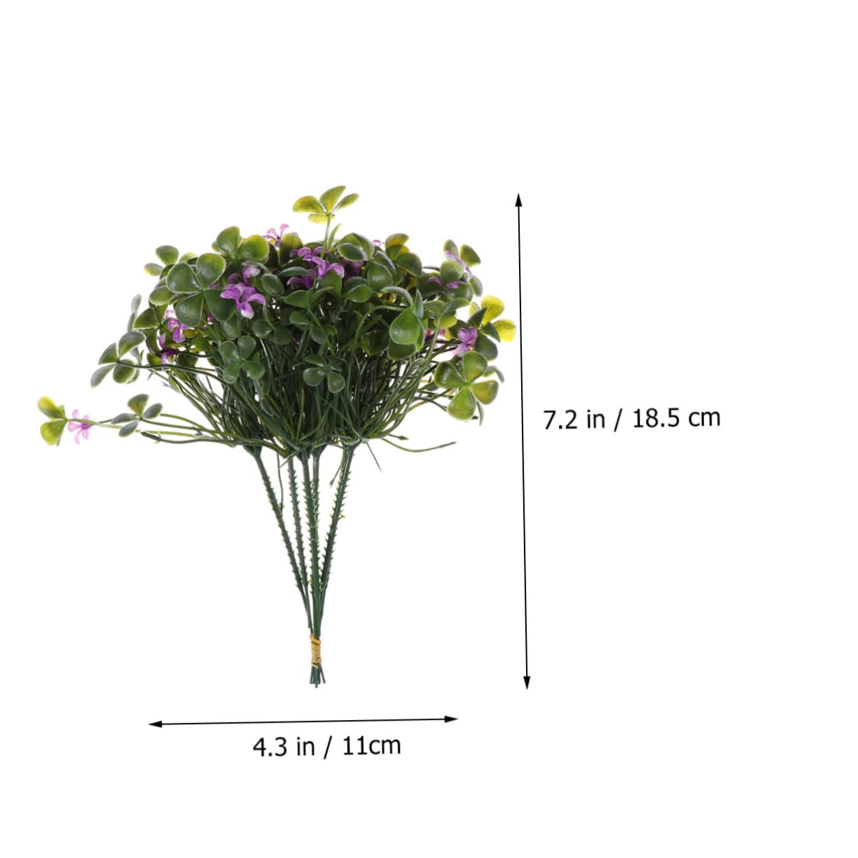 DECHOUS 2 Sets Simulierte Mini-sukkulenten Kunststoff-blumendekoration Dürreresistent Stilvolles Grün für Ihren Wohnraum Stück