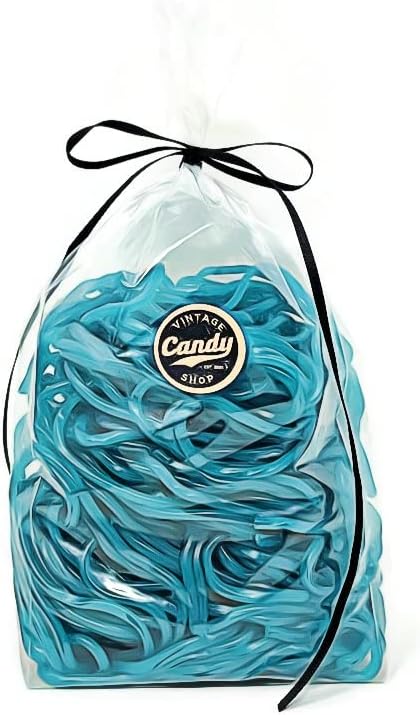 Amazon.com : String Licorice Laces, One Pound Gift Bag (Blue Raspberry ...
