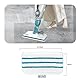 4 Stück Waschbar Mikrofaser -Pad für Black Decker Steam Mop, Mikrofaser Pad Waschbar für Black & Decker Steam Mop Dampfbesen Dampfreiniger, FSM1500、FSM1600、FSM1610、FSM1620、FSM1630、FSMH162