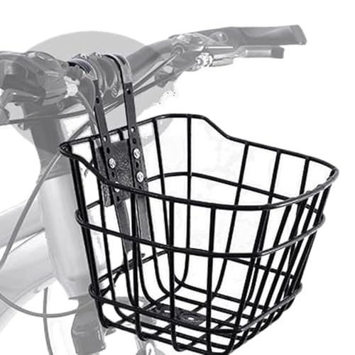 Cesta de bicicleta – Cesta grande para bicicleta y scooter con gran capacidad, soporte de almacenamiento para scooter de montaña, mujeres adultas