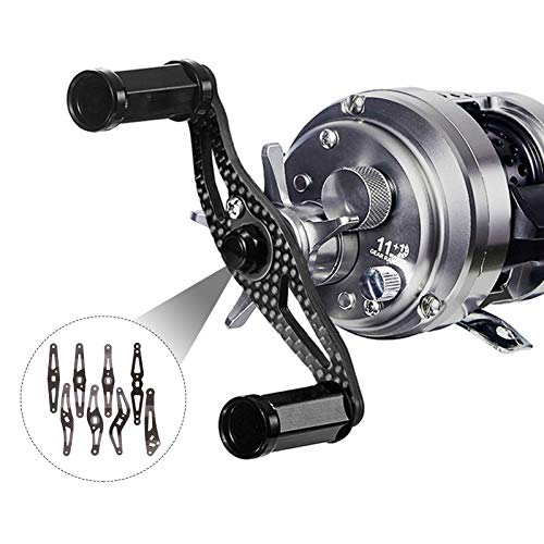 Ferramenta de pesca basculante, alavanca de fibra de carbono anticorrosão com cabo de carretel de pe