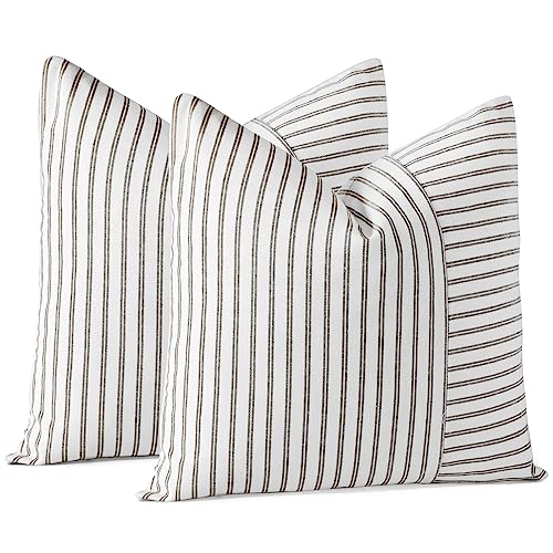 Bold Striped Throw Pillow Set