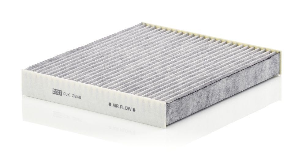 MANN-FILTER CUK 2648 Cabin Air Filter - Pollen Filter with Activated Carbon - for Cars + Transporters