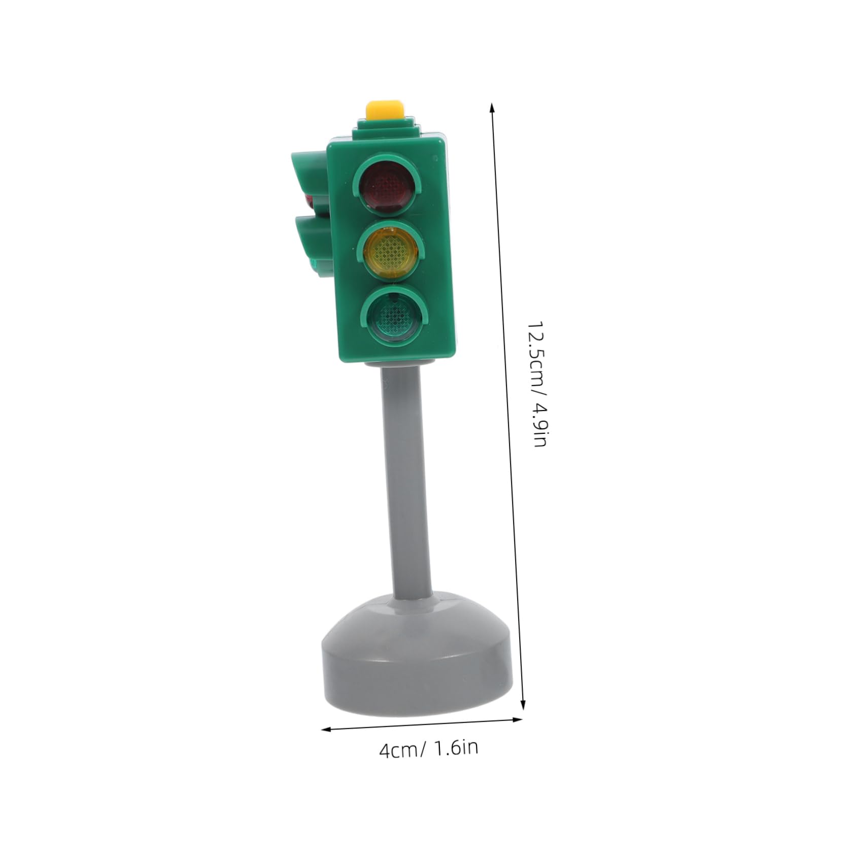 ARTIBETTER 3pcs Traffic Light Toy Simulation Safety Traffic Indicator for Kids Red Yellow Signal Flash