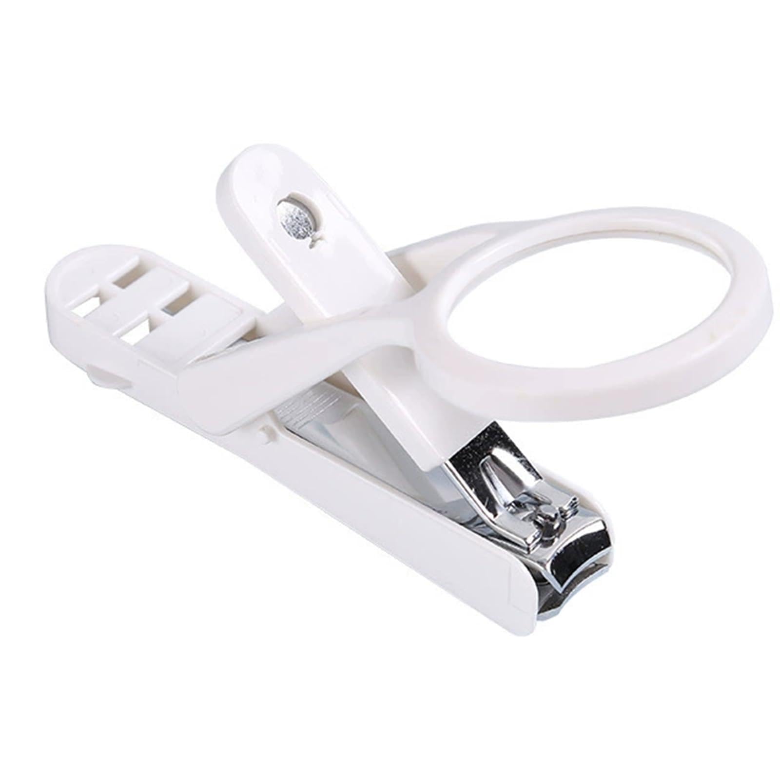 Magnified Steel Nail Clippers for Seniors Fingernail Toenail