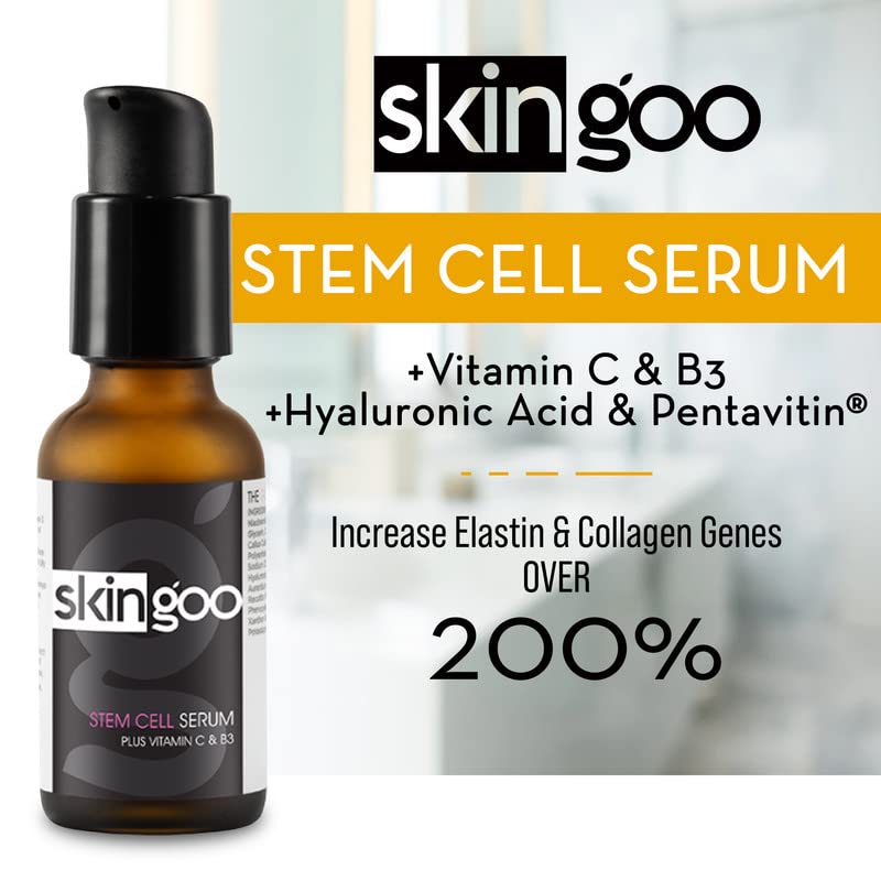 Miniatura 3 de Skingoo Gel facial antienvejecimiento | Suero de vitamina C, B3, ácido hialurónico suizo 1oz