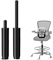 MasteryMart Class 4 Heavy Duty Gas Lift Cylinder Replacement - 8" Stroke, 1000lbs, 14-22" Height for Office Chairs & Bar Stools, Black