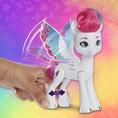 Muñeca My Little Pony Zipp Storm con alas y accesorios miniatura 6