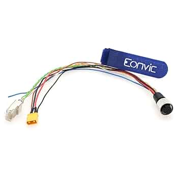 Amazon | Eonvic Aviation Plug M12 12ピンメス - RJ45+XT30+