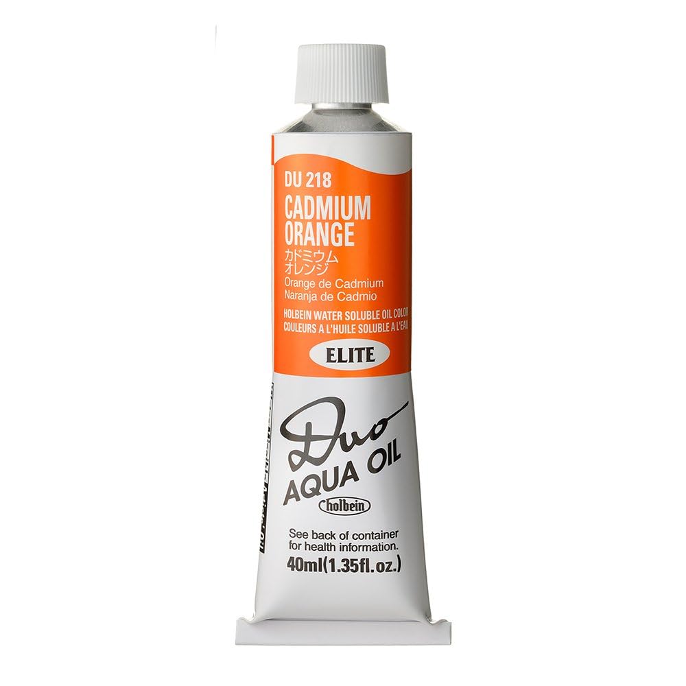 Holbein Duo-Aqua Orange Cadmium 40ml fini les solvants toxiques art